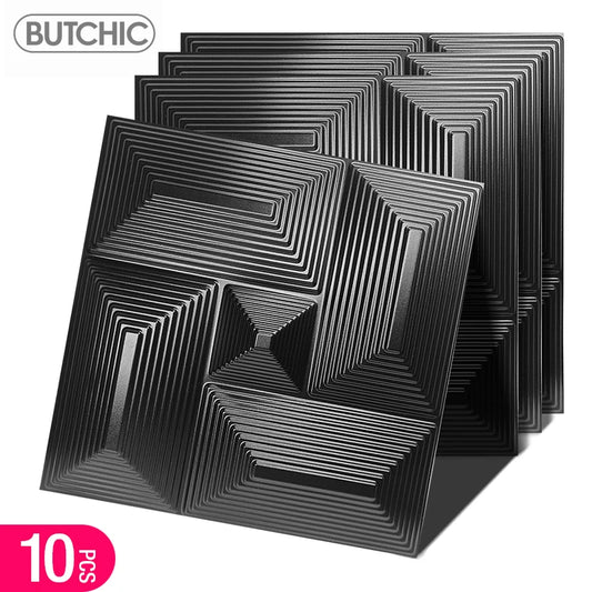 10pcs 30x30cm 3D Art Wall Panel background wall decoration