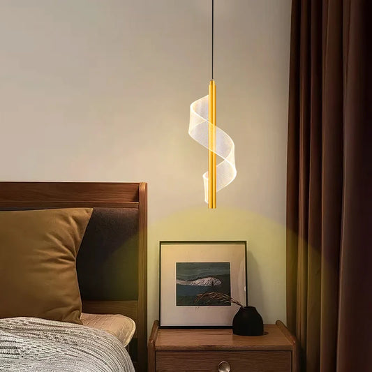 LED Bedside Pendant Light