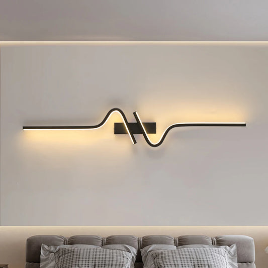 Moder LED Wall Lamp Long Strip Wall Lamps TV Background Decorative